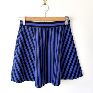 Forever 21 × Striped Skater Skirt